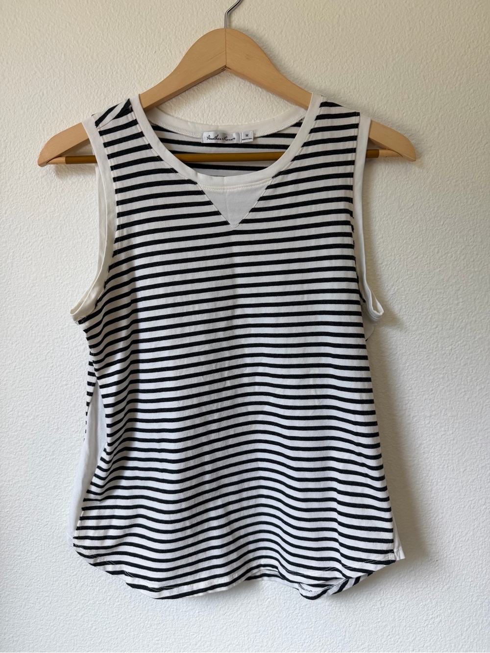 Another Love Black & White Striped Sleeveless Tank